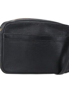 Authentic LOUIS VUITTON Epi Trocadero 23 Shoulder Bag Black M52302 LV
